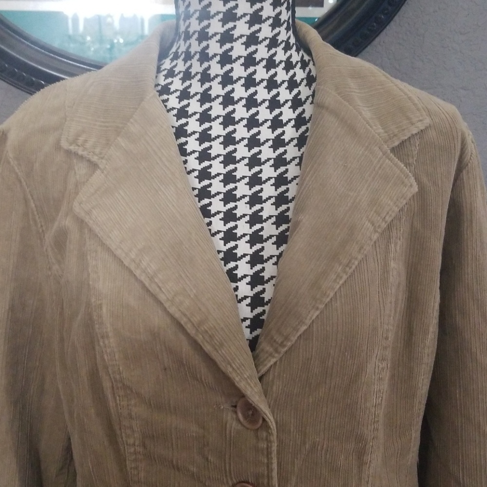 Cute Corduroy Blazer Jacket - Picture 2 of 8